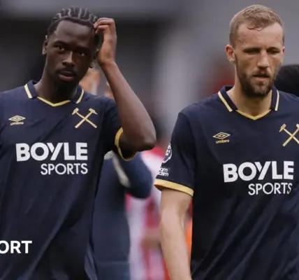 brentford f.c. vs west ham standings — NZ news