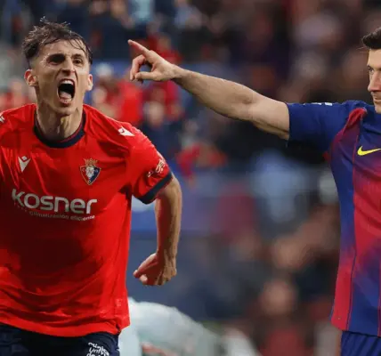 osasuna vs barcelona — NZ news